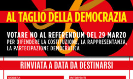 No al taglio della democrazia