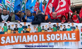 Una partecipata manifestazione unitaria in Veneto per rafforzare il welfare – di Paolo Righetti