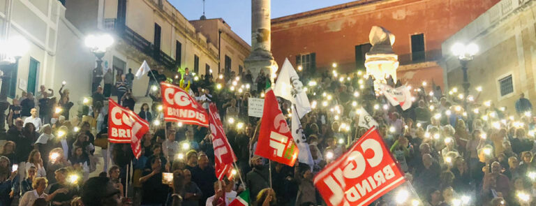 Scopri di più sull'articolo Brindisi: la Cgil per un altro modello di sviluppo – di Angelo Leo e Claudia Nigro