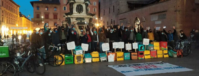 Scopri di più sull'articolo Dopo la sentenza di Bologna, la lotta dei riders continua – di Gabriella Del Rosso